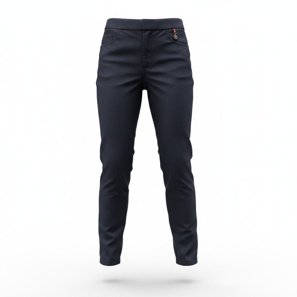 Tommy Hilfiger Navy Pull On Skinny Ankle Pants Sz 4